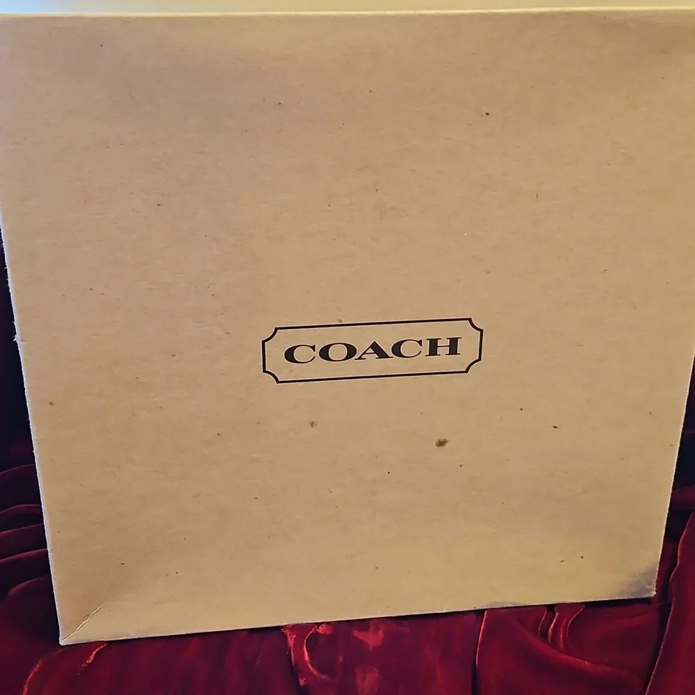 Vintage Coach Blue Leather Handbag - Picture 10 of 16